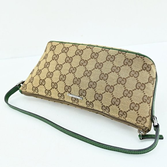 Auth Gucci Hand Bag Brown Canvas #41552G26B - Picture 4 of 12